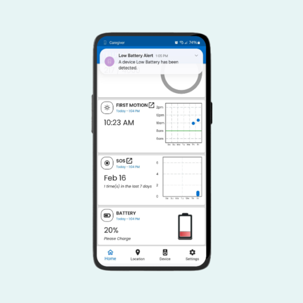 Monitoring & Caregiver App Subscription